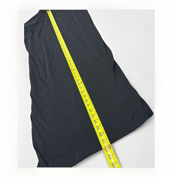 Vintage Carol Anderson Maxi Dress Womens L/XL black Lagenlook Relaxed Silhouette - Picture 7 of 7